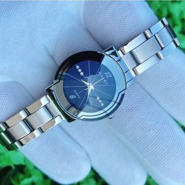 HALEI Original Watches for ladies Code HL-2526 WATER-RESISTANT- Silver Blue