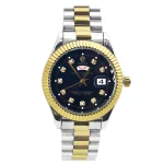02: RL-4565 | Golden Black | Rolex Quartz Movement Stainless Steel Analog Watch for Men - Image 3