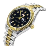 02: RL-4565 | Golden Black | Rolex Quartz Movement Stainless Steel Analog Watch for Men - Image 4