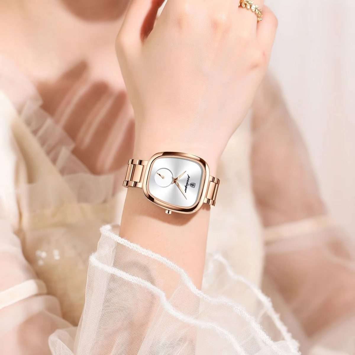 06: POEDAGAR 783 Black, Luxury Elegant Women’s Watch, Waterproof Stainless Steel Quartz Movement, High Quality and Stylish - Image 3